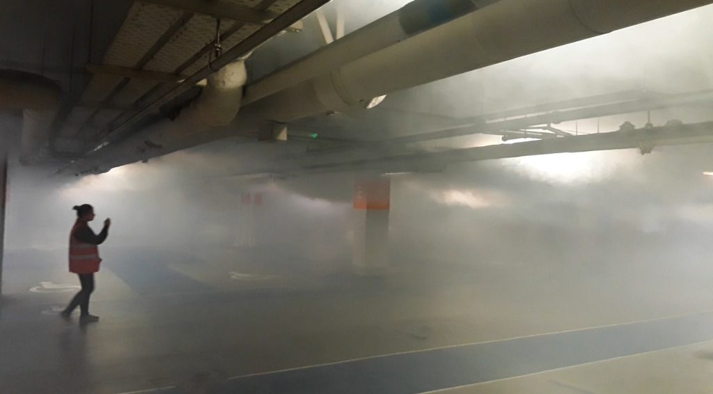 Hot smoke test
